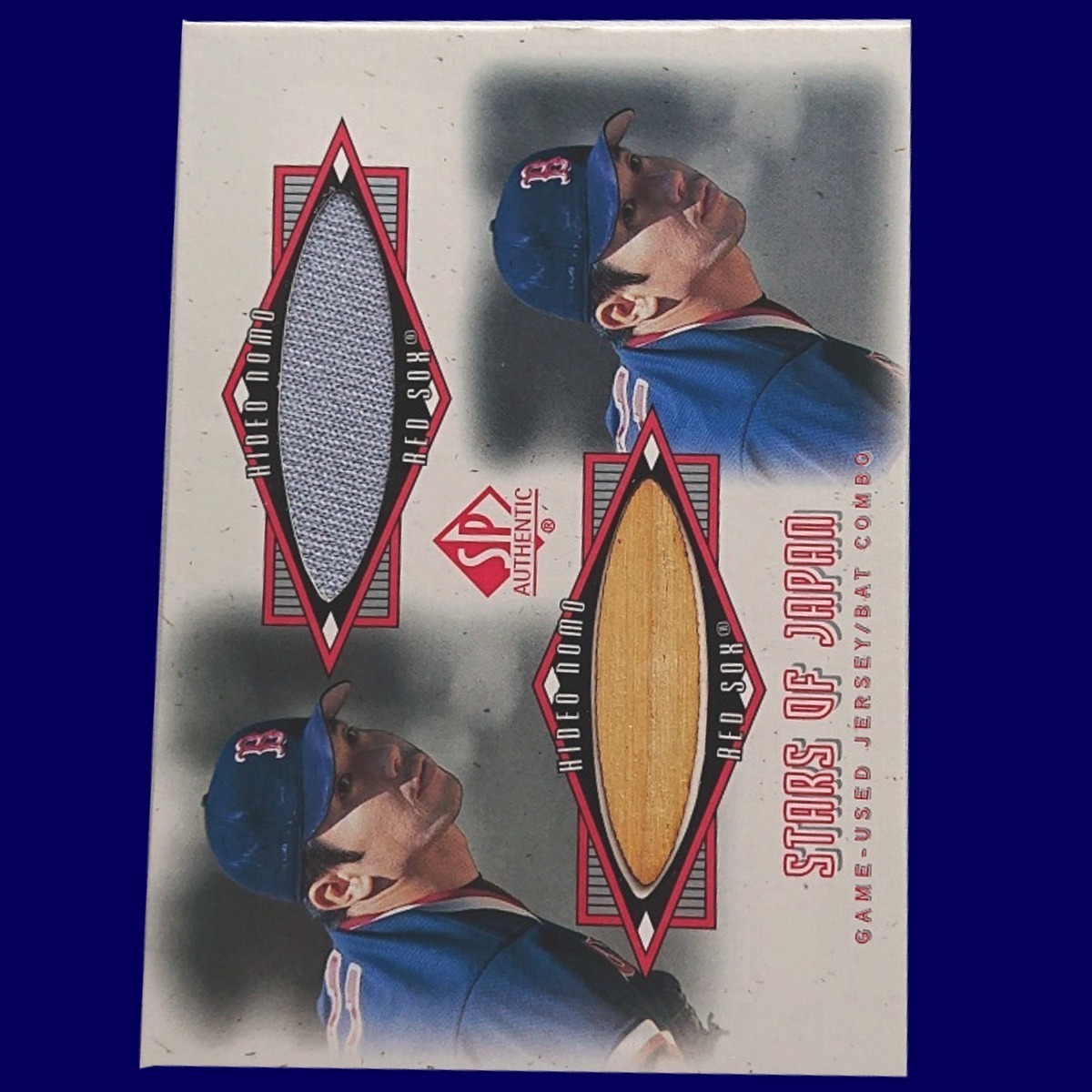 ◆H.Nomo #16【Jersey & Bat combo】UD Sp Authentic Stars of Japan Game-Used Jersey / Bat Combo　◇検索：野茂英雄 ジャージ バット