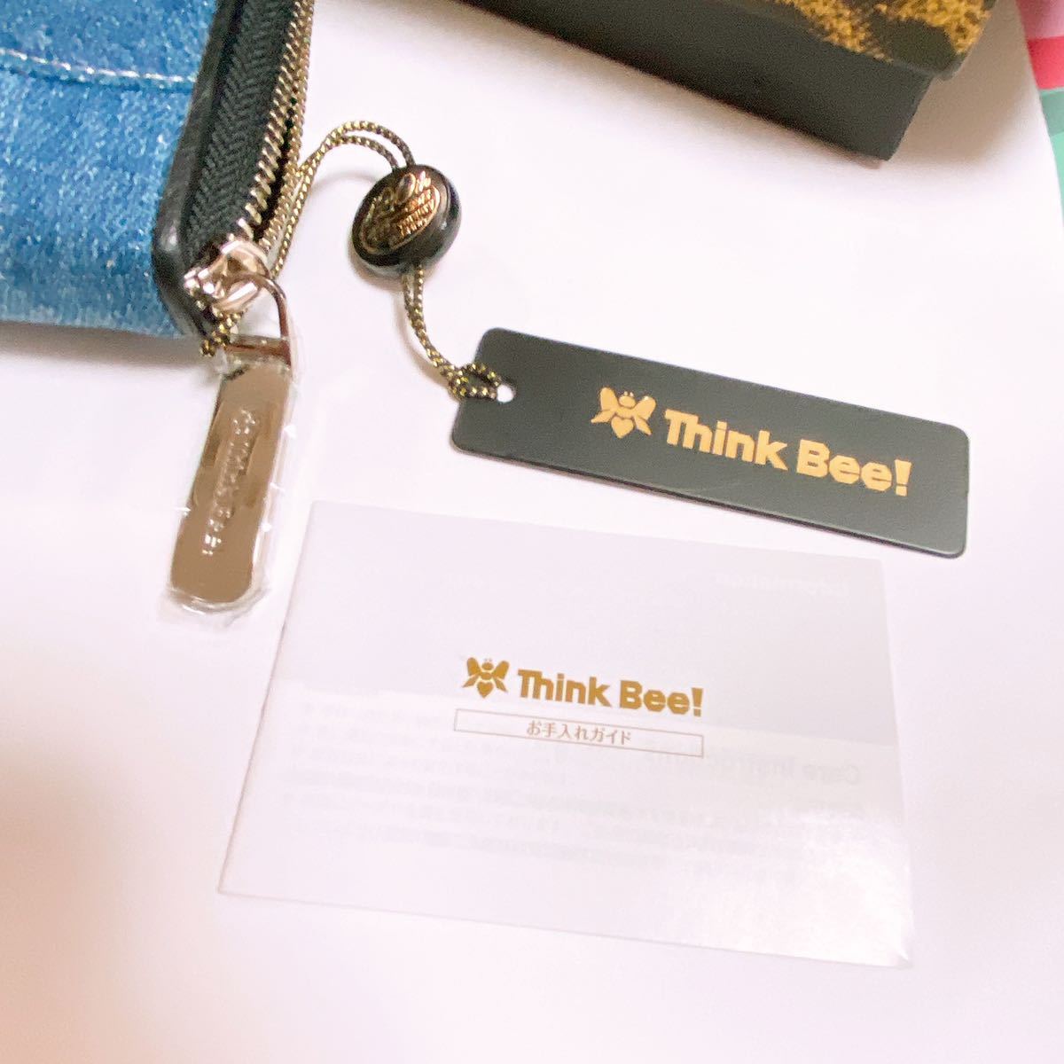 送料無料!Think Bee!デニムハート財布 新品未使用 シンクビー