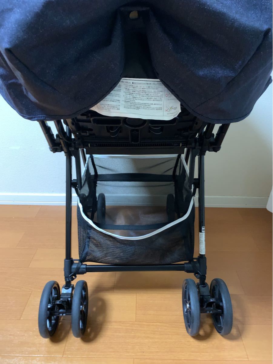 【美品】Lee ベビーカーライトクルーズ デニムネイビー