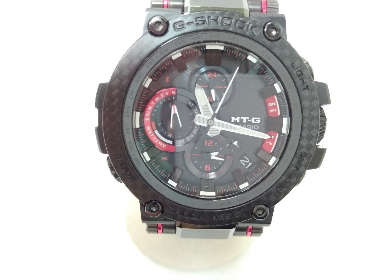 ●CASIO カシオ MTG-B1000-1AJF G-SHOCK Gショック 腕時計 ソーラー ホワイト 20気圧防水【20319553】_画像2
