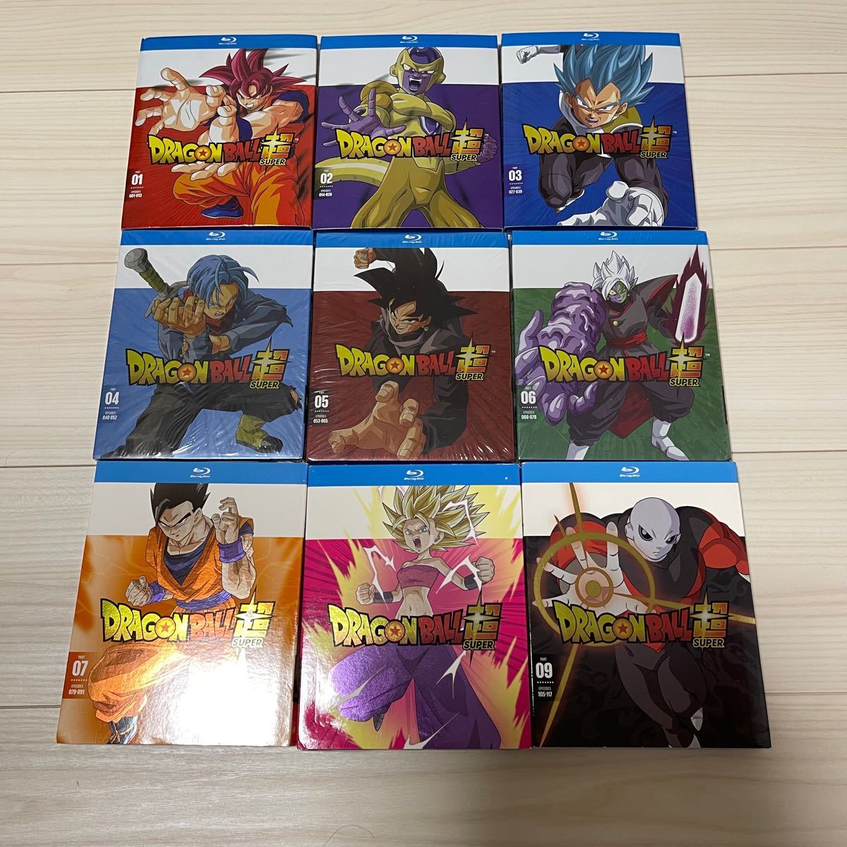 ドラゴンボール超 北米版 Blu-ray 1-9