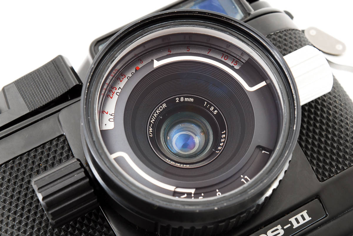 【人気機種 レンズセット】　ニコン　NIKONOS ニコノス ＩＩＩ 28mm　F3.5　水中カメラ シャッターＯＫ 同梱可能　#6338_画像9