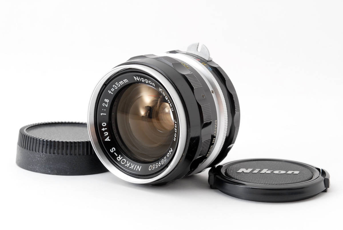 【人気の35mm 広角単焦点レンズ】NIKON ニコン Nikkor-S Auto 35㎜　F2.8　動作OK　カメラ　同梱可能　#6353_画像1