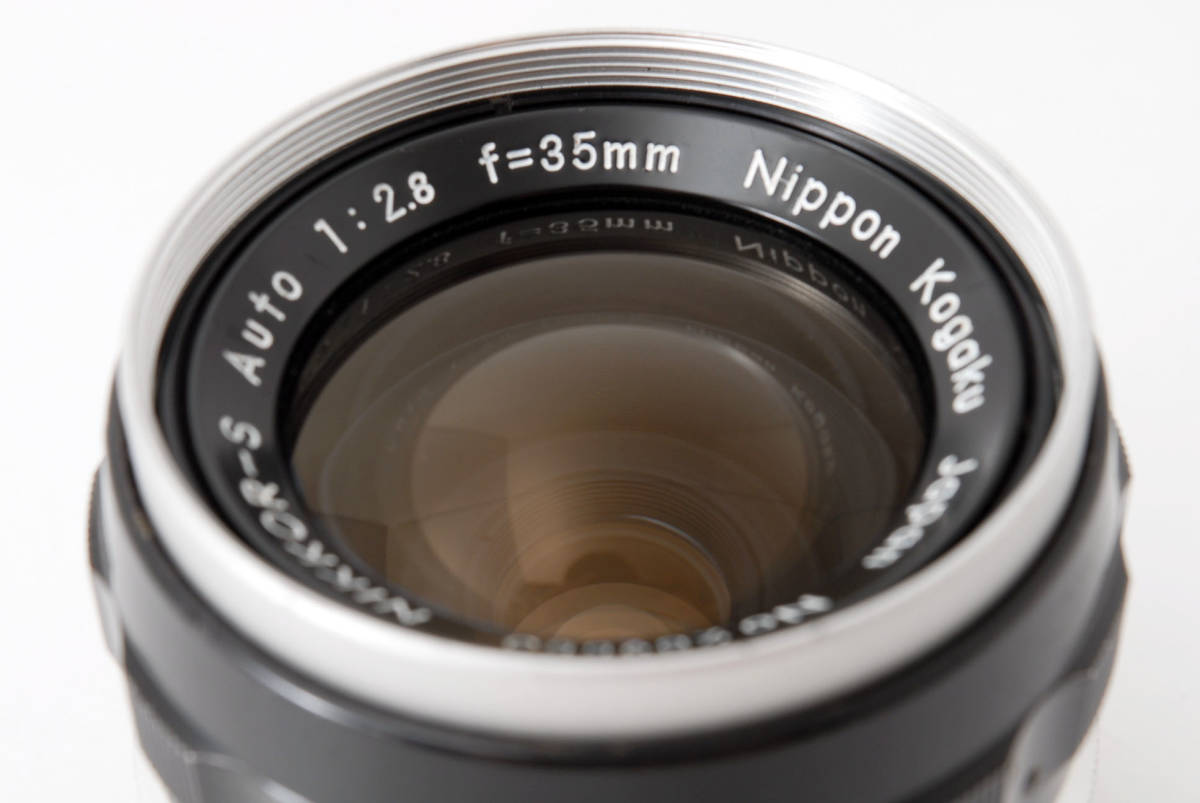 【人気の35mm 広角単焦点レンズ】NIKON ニコン Nikkor-S Auto 35㎜　F2.8　動作OK　カメラ　同梱可能　#6353_画像9