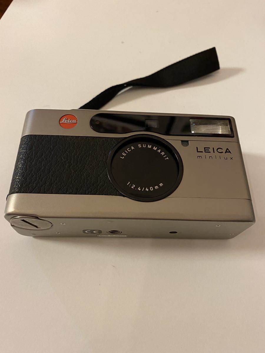 【通電確認済】Leica ライカ minilux ミニルックス　コンパクトフィルムカメラ Sonnar 現状品_画像4