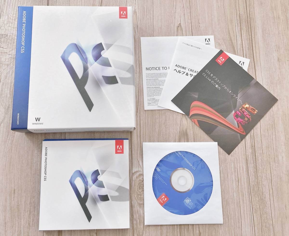送料無料】正規/製品版/譲渡 Adobe Photoshop CS5 Windows用 アドビ