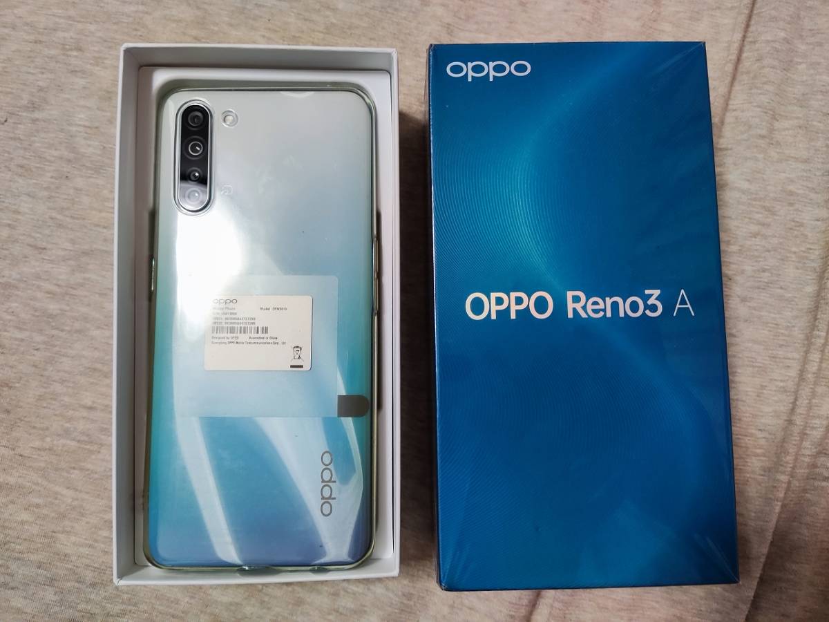楽天モバイル版 OPPO Reno3 A オッポ SIMフリー スマホ本体 ホワイト ...
