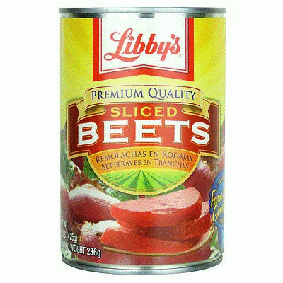 リビー スライス ビーツ 固形量236g Libby's sliced beets ビート 非常食 保存食 長期保存_画像1