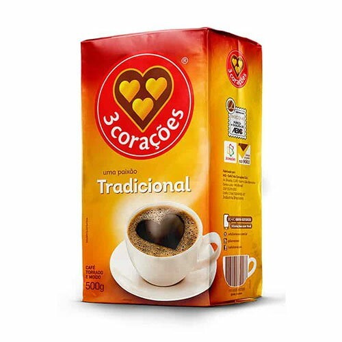 ブラジルコーヒー トレスコラソネス トラディショナル 500g ドリップ用（挽き豆）_画像1