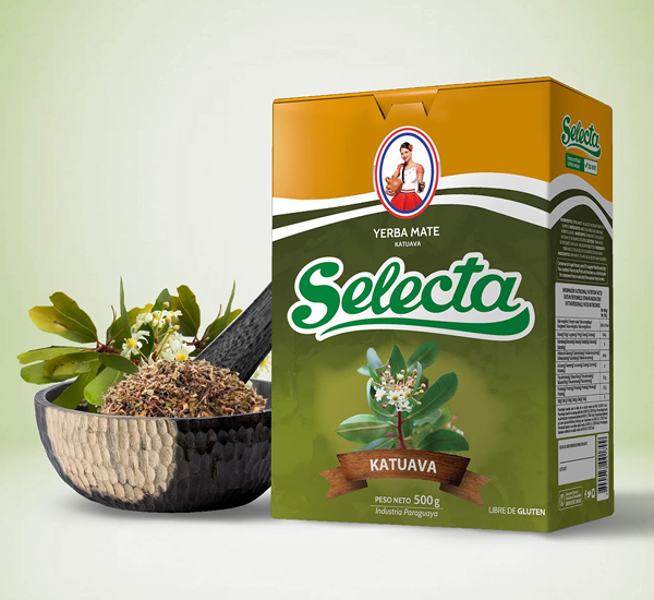 グリーンマテ茶(カツアーバ) セレクタ SELECTA YERBA MATE KATUAVA 500g【非常食】【保存食】【長期保存】【H05】_画像2