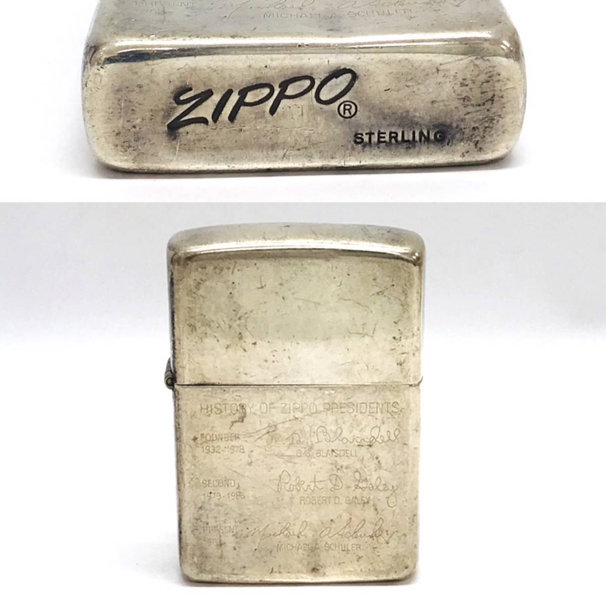 1円～ ☆Zippo/ジッポー STERLING SILVER スターリングシルバー