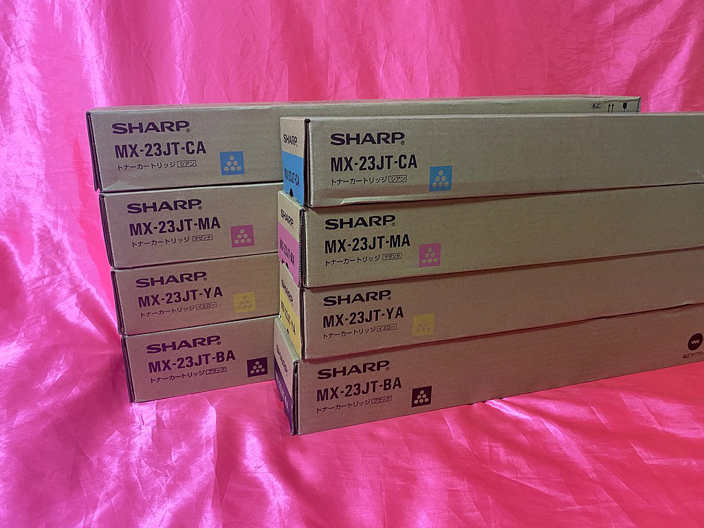 即決特価!□シャープ 純正トナー MX-23JT CA/MA/YA/BA 4色2セット