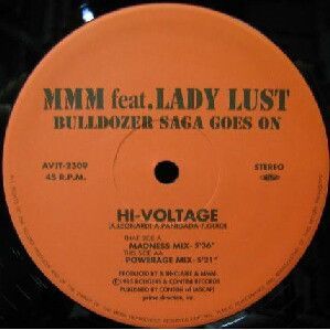 12 Metal Minded Maniacs, Lady Lust Hi-Voltage AVJT2309 Bulldozer Japan Vinyl /00250_画像1