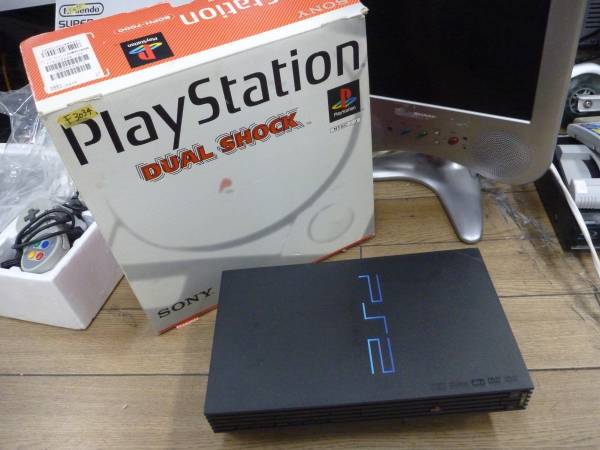 !F3034 SONY PlayStation 2 SCPH-50000 use impression equipped operation settled game!
