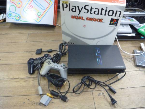 !F3034 SONY PlayStation 2 SCPH-50000 use impression equipped operation settled game!