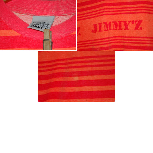  б/у 80 годы JIMMY\'Zjimi-z принт окантовка футболка 
