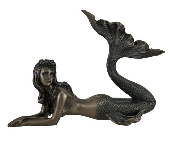 陸上の人魚　彫刻ギリシャ神話置物ブロンズ像インテリア雑貨