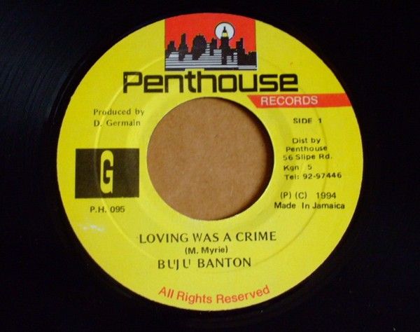 BUJU BANTON - LOVING WAS A CRIME / REMIX★★ダンスホール レゲエ 7” DANCEHALL REGGAE_画像1