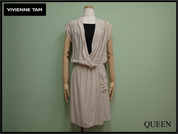 送料無(wú)料 VIVIENNE TAM カシュクールワンピース?2◆ヴィヴィアンタム/22*5*3-18