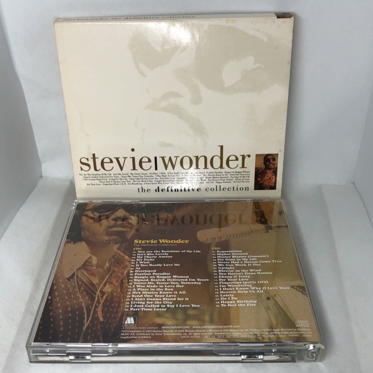 「ベスト・コレクション」スティーヴィー・ワンダー　The Definitive Collection 中古CD２枚組