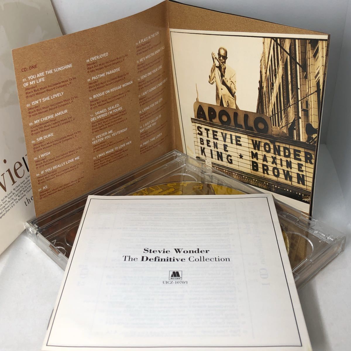 「ベスト・コレクション」スティーヴィー・ワンダー　The Definitive Collection 中古CD２枚組