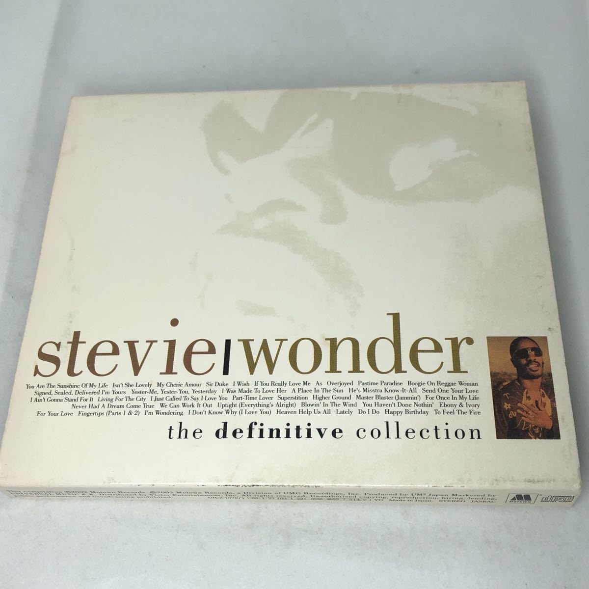 「ベスト・コレクション」スティーヴィー・ワンダー　The Definitive Collection 中古CD２枚組