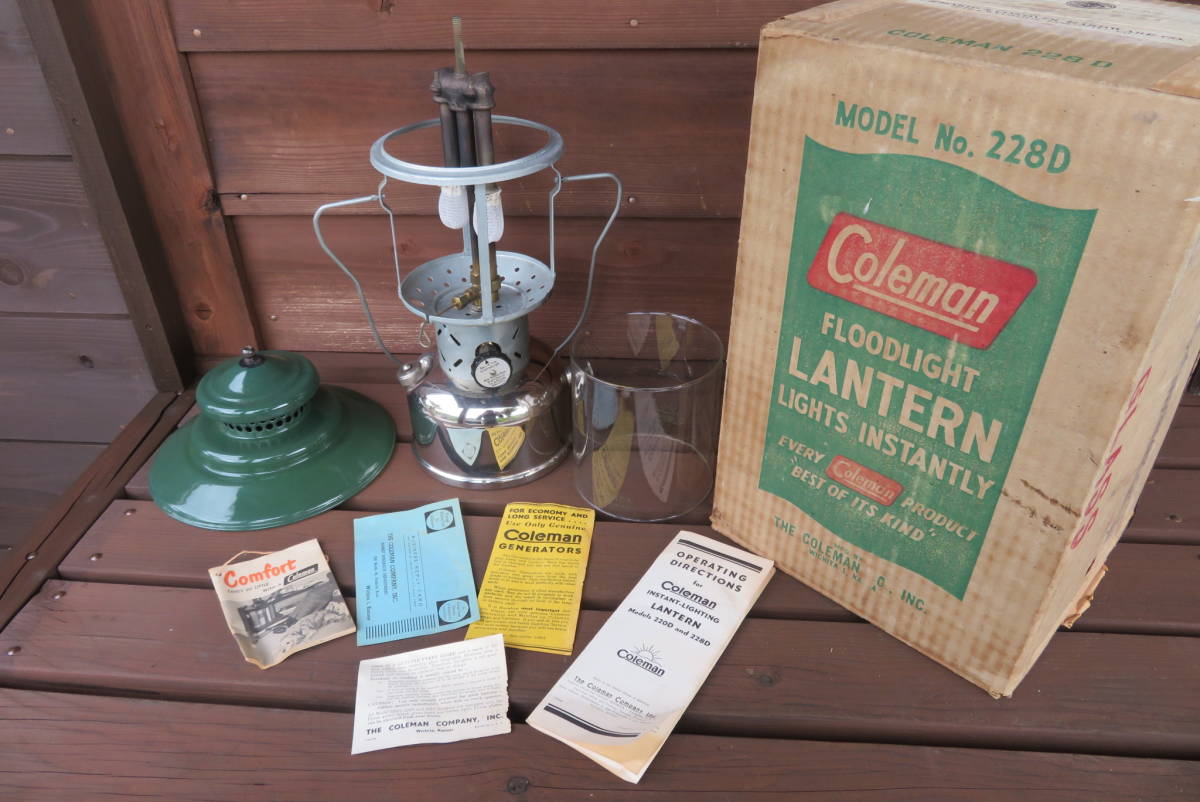  редкий Coleman MODEL 228D 1950 год B период производства уличный кемпинг фонарь white gasoline Vintage балка stei фонарь (A-23)