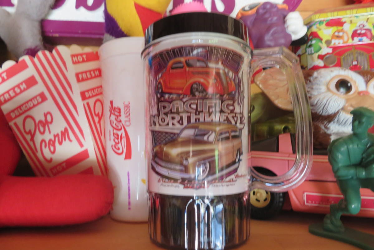 Car show anniversary Mug машина шоу память кружка Vintage America гараж интерьер USA USED(A-29)