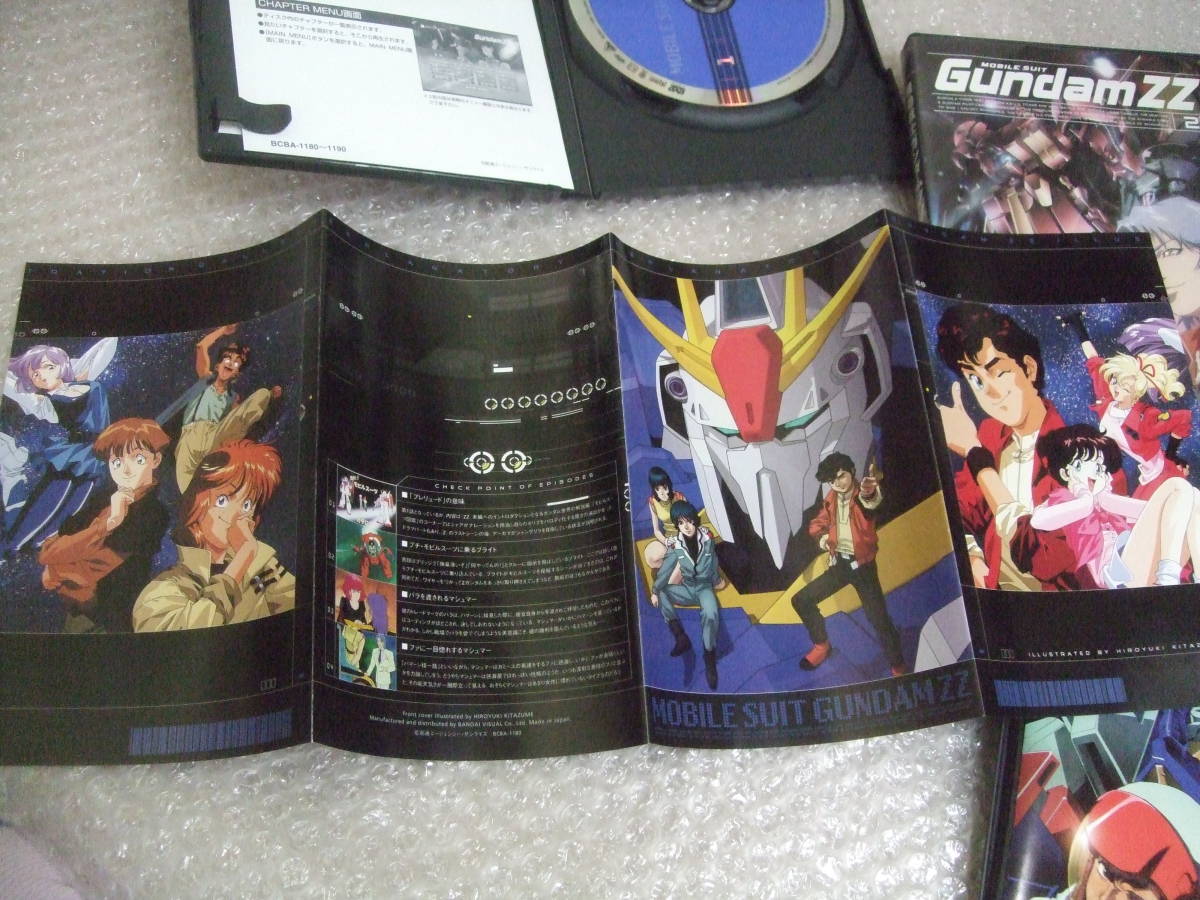 DVD-BOX 4 листов комплект / Mobile Suit Gundam ZZ Part-1/ memorial box версия / первый раз ограничение комплект комплект / с лентой 4 только нераспечатанный 