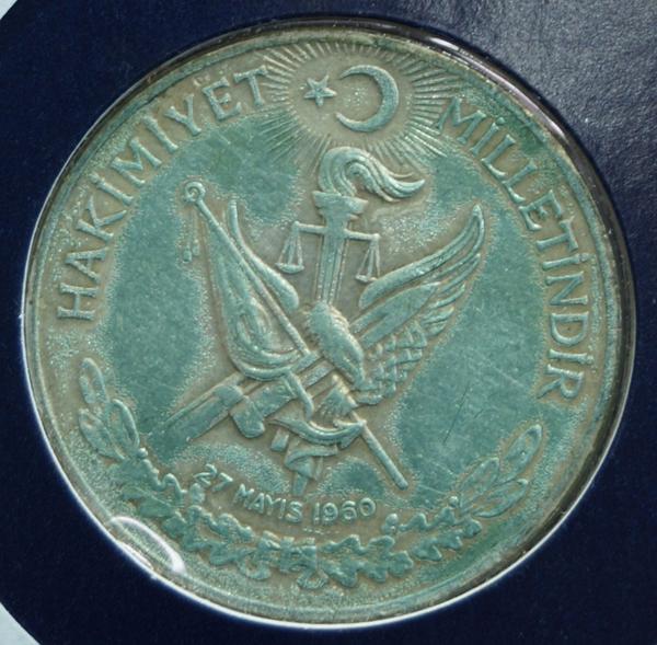 トルコ　1960年　銀貨　フランクリンミント社　レターパックライト可 0710M10h※_画像6