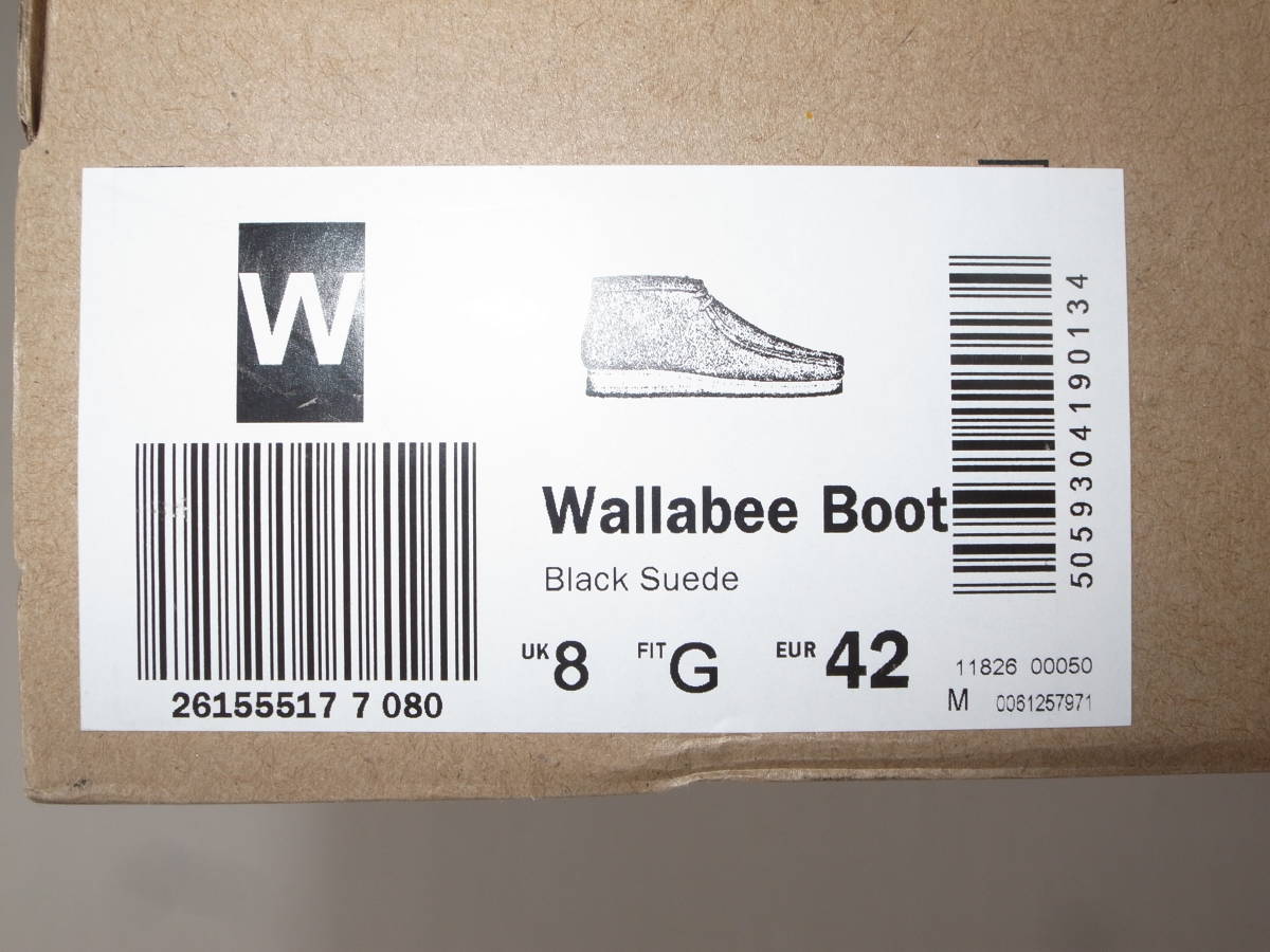 Clarks Originals クラークス WALLABEE BOOT ワラビー ブーツ black