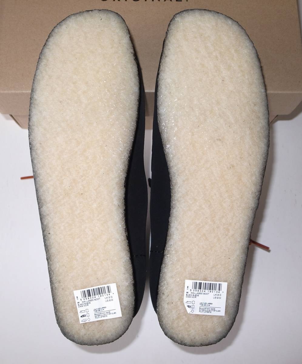 Clarks Originals クラークス WALLABEE BOOT ワラビー ブーツ black