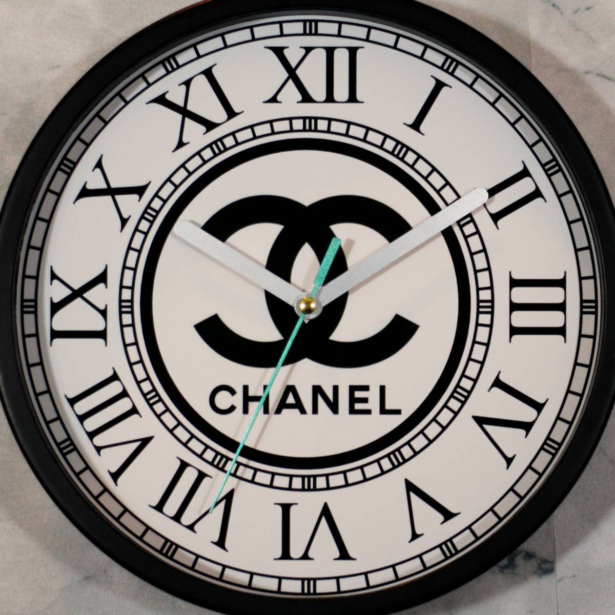 CW2 ブランドアート イラストアート 掛け時計 アートクロック ポスター シャネル CHANEL COCO 掛け時計 シャネラー カメリア インテリア