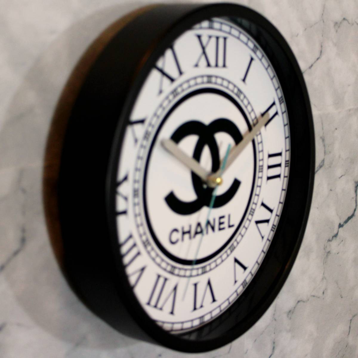 CW2 ブランドアート イラストアート 掛け時計 アートクロック ポスター シャネル CHANEL COCO 掛け時計 シャネラー カメリア インテリア