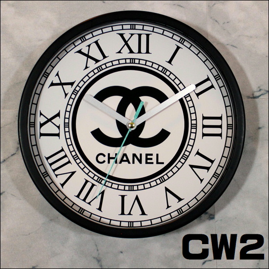CW2 ブランドアート イラストアート 掛け時計 アートクロック ポスター シャネル CHANEL COCO 掛け時計 シャネラー カメリア インテリア