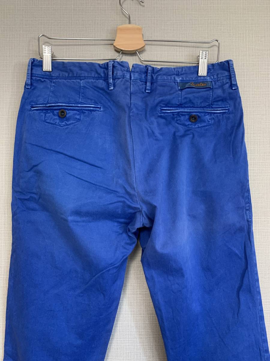 BEAMS F INCOTEX SLACKS チノパン ブルー SIZE:32_画像5