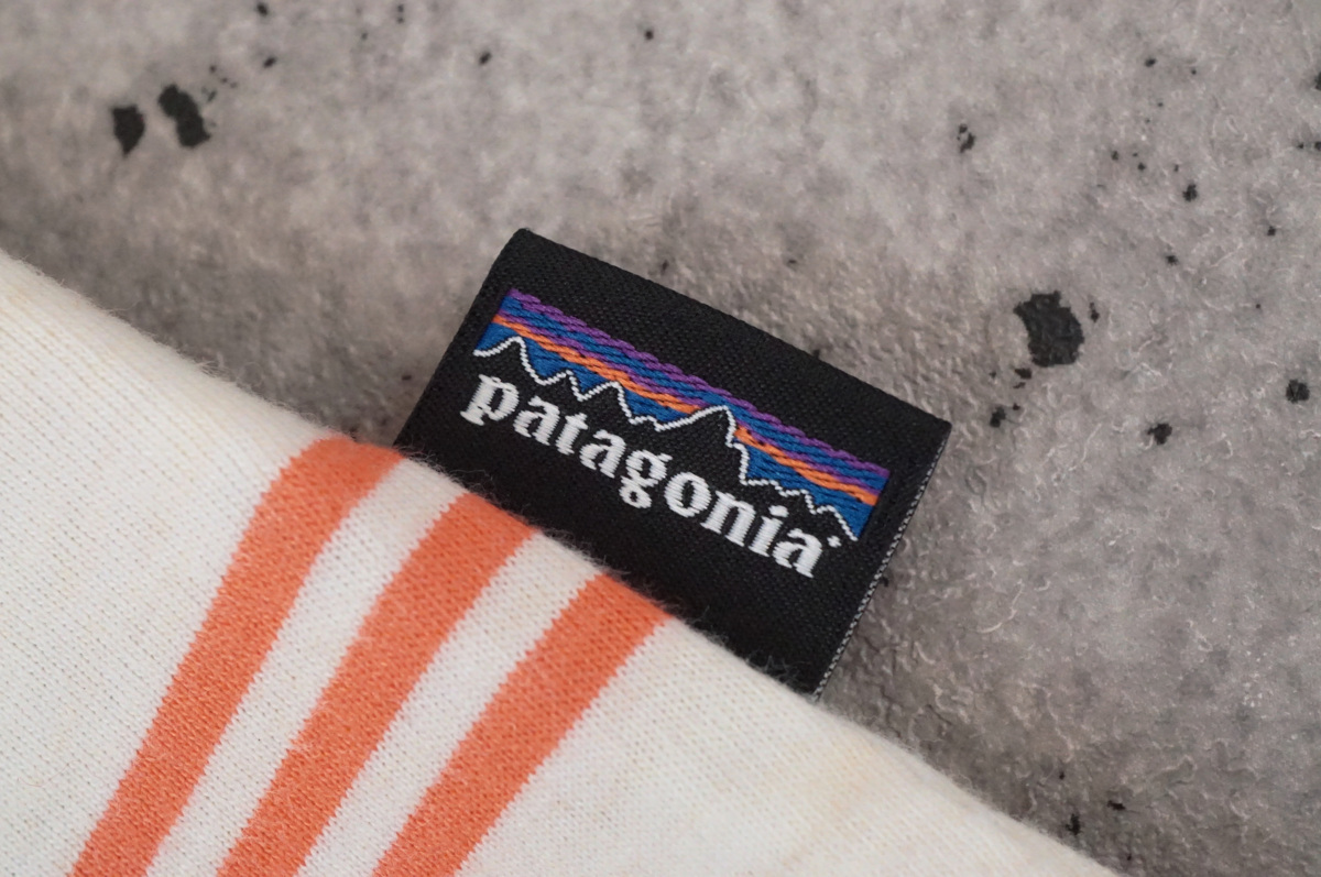 【送料無料】patagonia パタゴニア M's Squeaky Clean Pocket Tee 52790SP17 ボーダー柄 ポケット Tシャツ サイズS_画像4