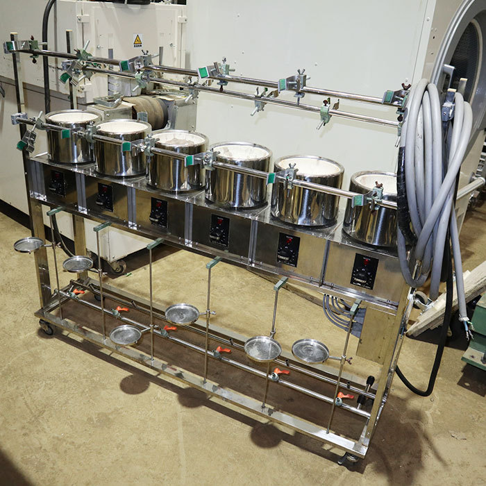 シアン蒸留装置 P-382-6EL スギヤマゲン 環境分析機器 工場排水試験
