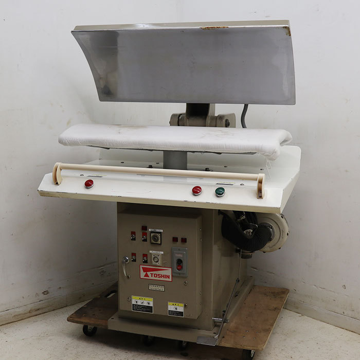 アイロンプレス機 TET-3-1 東信精機 白衣胴プレス 作業着 【動産 アイロンプレス機 TET-3-1 東信精機 白衣胴プレス 作業着 【動産