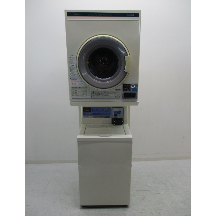 全自動洗濯機 乾燥機 ASW‐45CJ CD‐S45C1 サンヨー 2004年 中古 洗濯機
