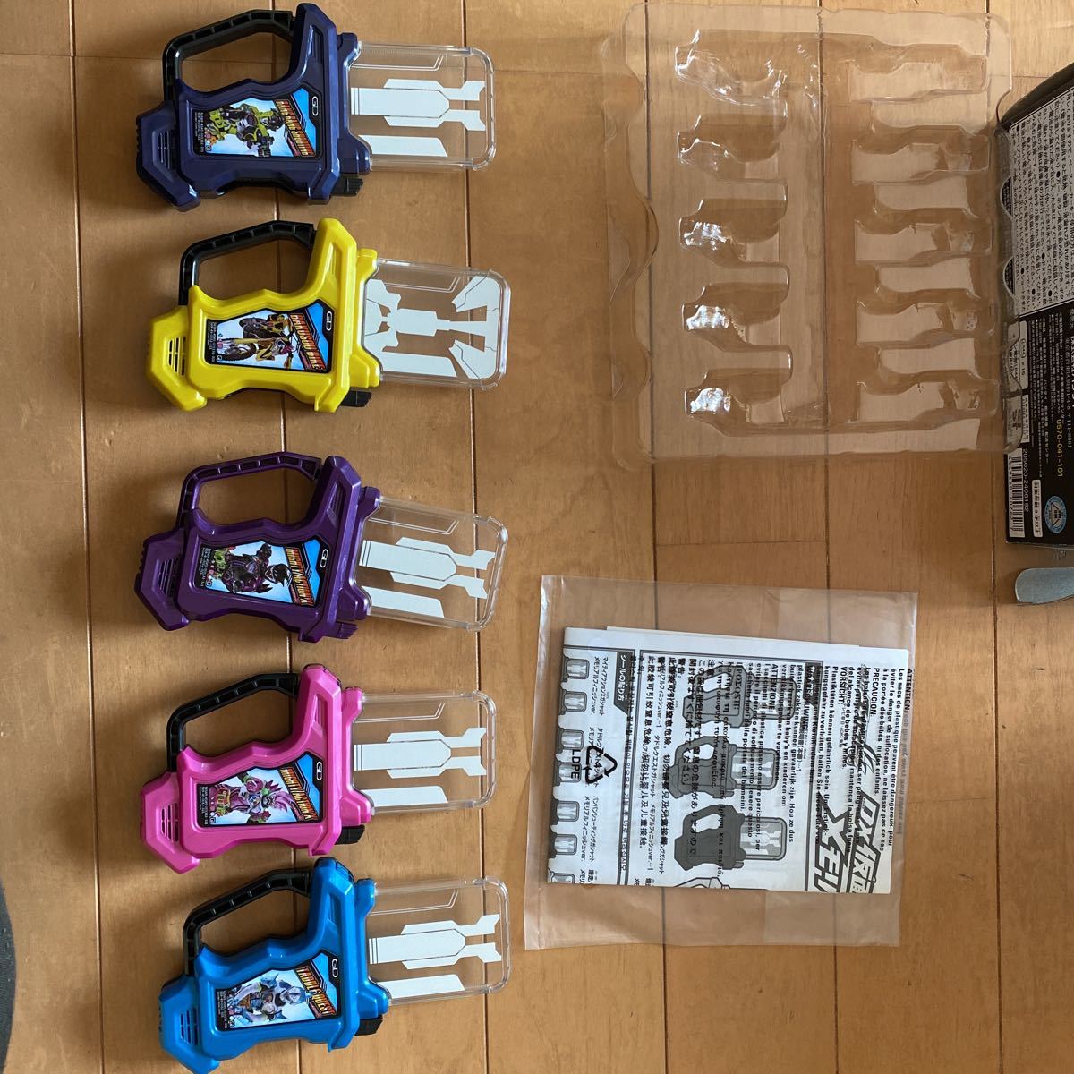 仮面ライダーエグゼイド メモリアルフィニッシュガシャットセット(仮面