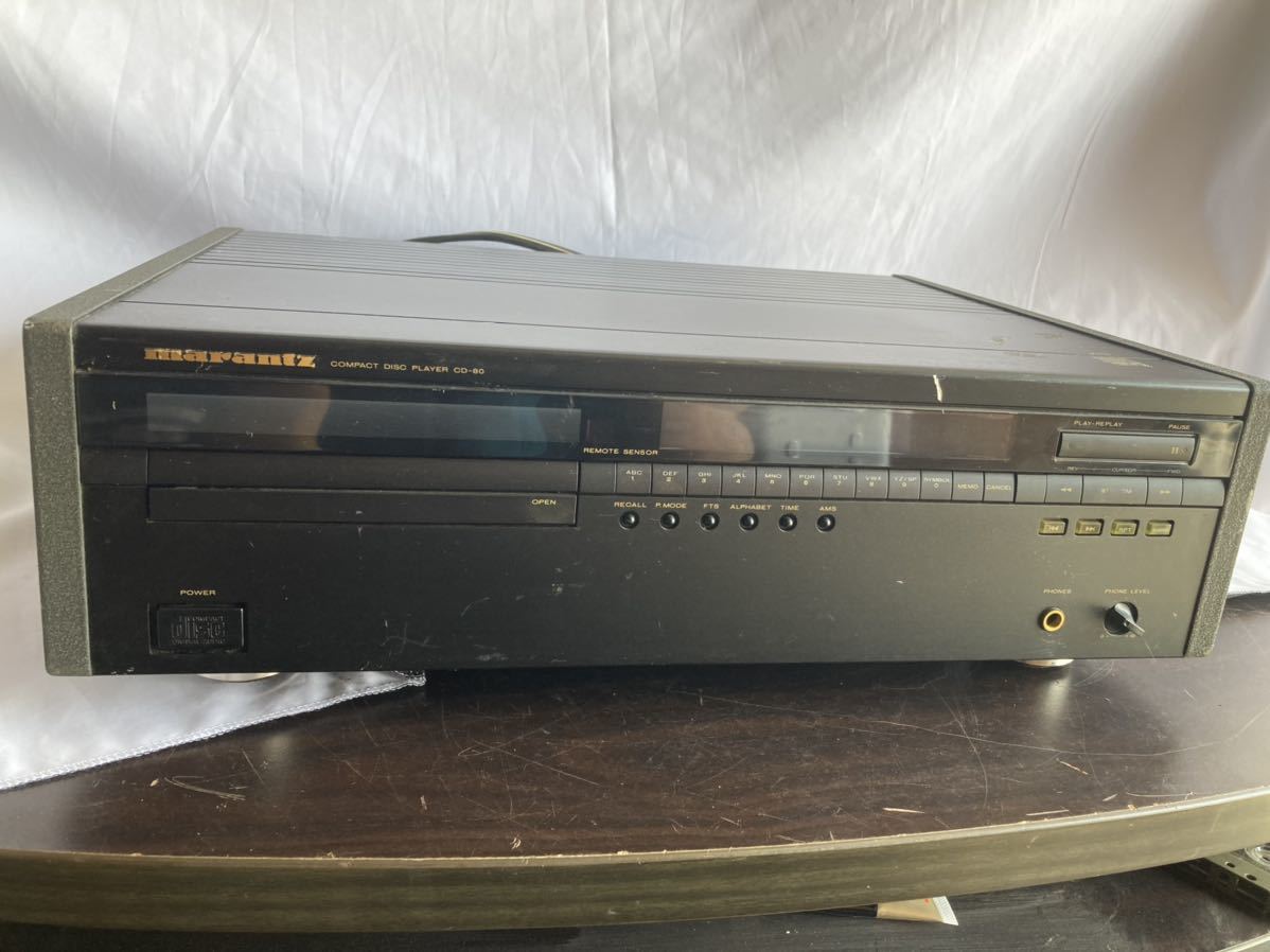 HOT新作】 ヤフオク! - marantz CDプレイヤー CD-80 マランツ 【現状販