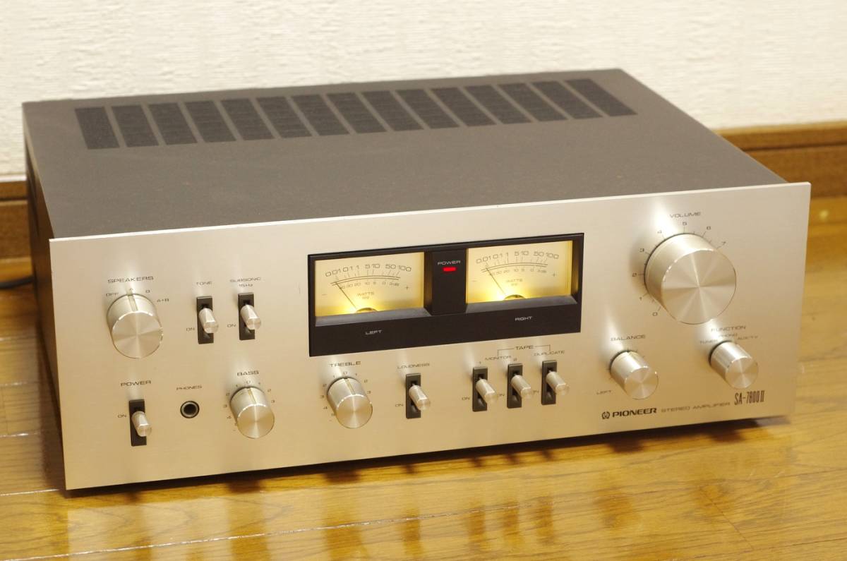 パイオニア SA-7800II プリメインアンプ (短時間の動作確認、ジャンク