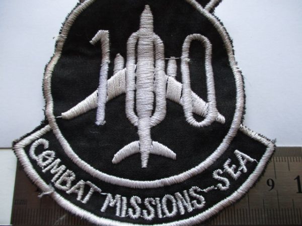 【送料無料】レプリカ ベトナム戦争 パッチ刺繍ワッペン/COMBAT MISSIONS SEA100ナム戦ma1米軍EB-66アメリカ軍ミリタリーArmy M26_画像10