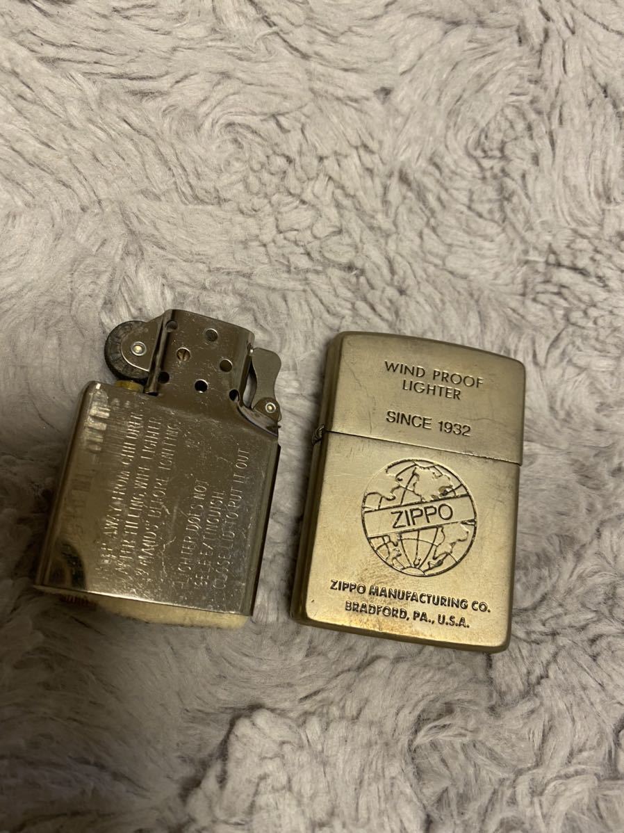 ZIPPO 『WIND PROOF LIGHTER オリジナル 青 レトロ』1998年7月製造