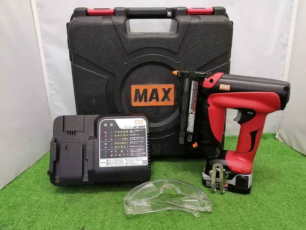 高評価の贈り物 MAX 中古 マックス TJ-35P2-BC/15A 充電式ピンネイラ 14.4V その他