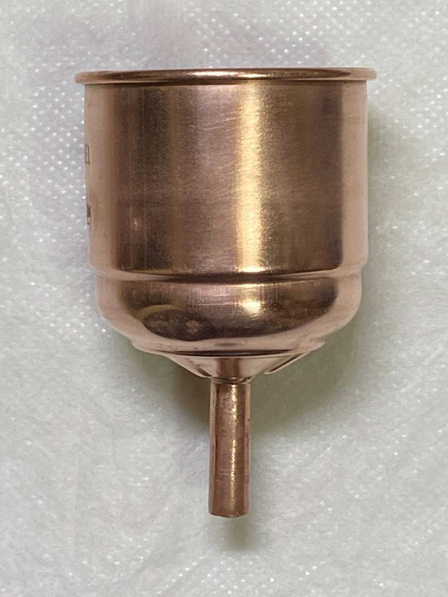 【美品】コールマン 1940年代 ビンテージ カッパー ファンネル 金属メッシュフィルター付き Coleman No.0 Filter Funnel 銅製 2204194279P_画像3