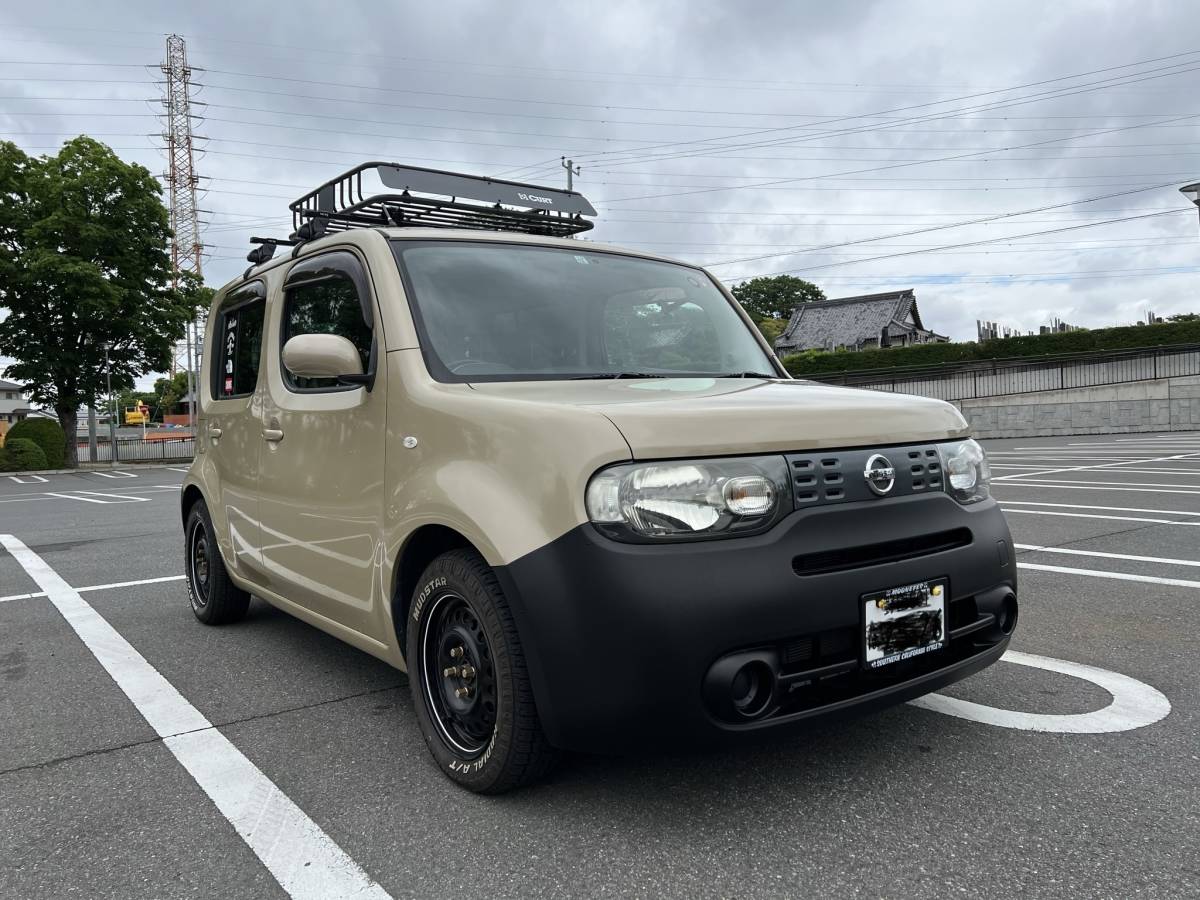 日産キューブ（ＮＺ１２）e4ＷＤ車・アウトドアカスタム！