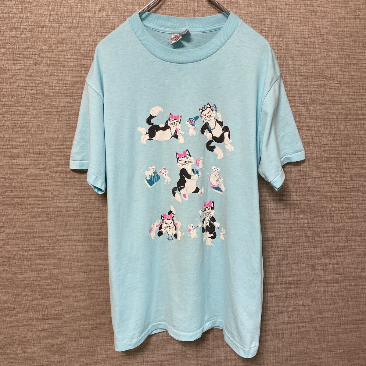 90s Usa製 オニータ Oneita ネコ キャット 動物 アニマル Tシャツ Tee アニメ キャラ ビンテージ ヴィンテージ アメリカ 古着 ファンシー イラスト キャラクター 売買されたオークション情報 Yahooの商品情報をアーカイブ公開 オークファン Aucfan Com