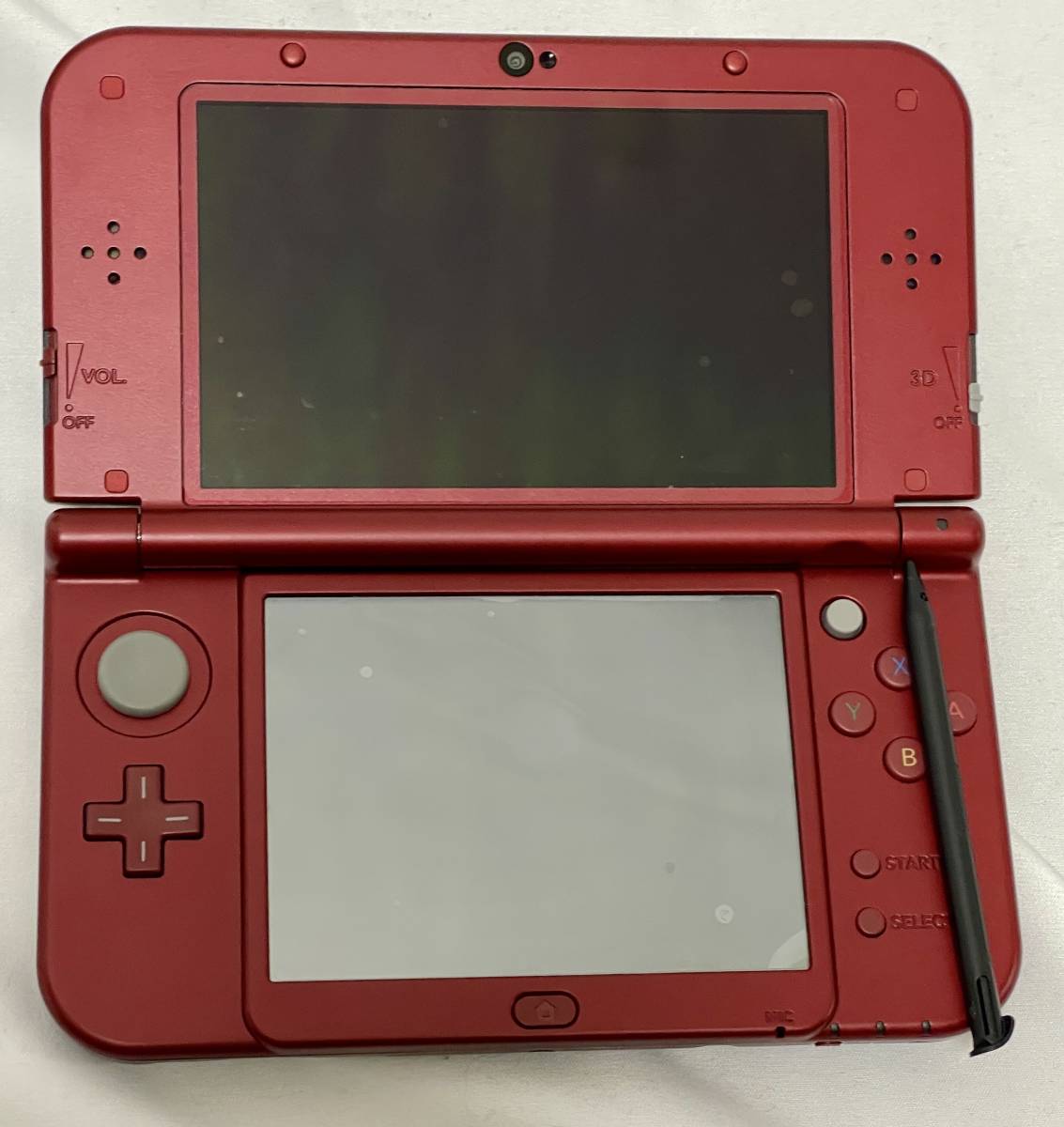 1円スタート】Newニンテンドー3DS LL メタリックレッドメーカー生産